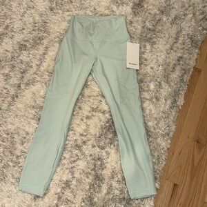 Lululemon Align leggings; “delm” color